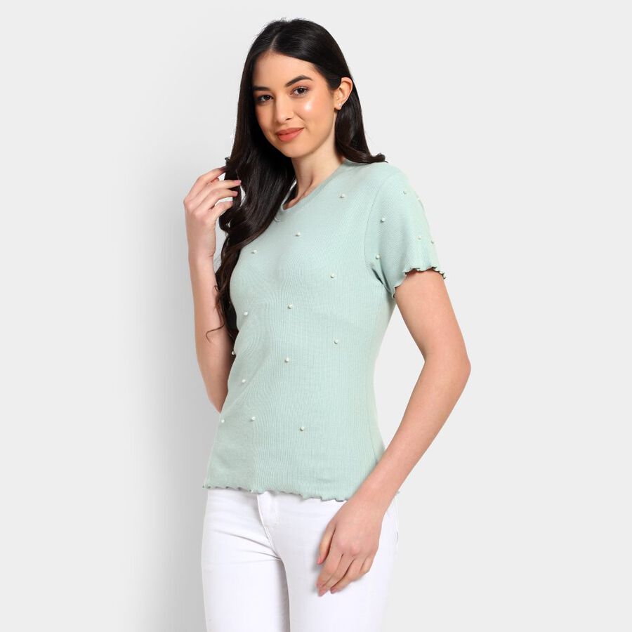 Ladies' Top, Light Green, large image number null